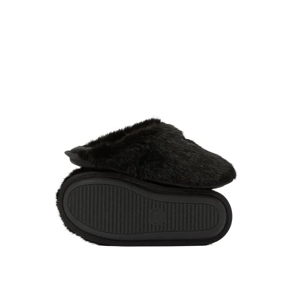 Домашні капці Victoria's Secret Luxe Plush Closed-Toe Slippers Black