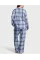 Піжама (Сорочка + Штани ) жіноча Victoria's Secret Flannel Long PJ Plaide Blue 