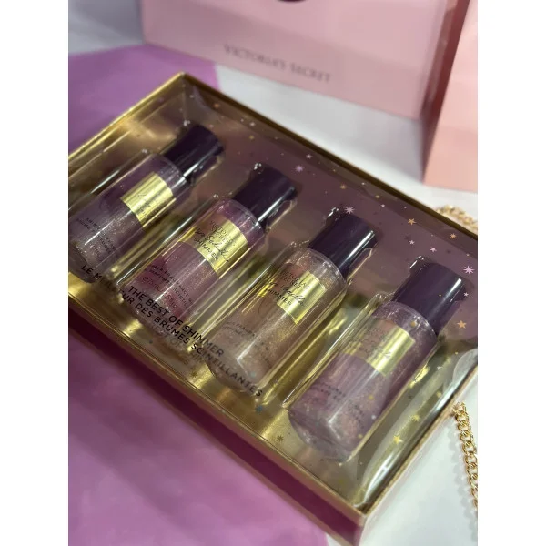 Набір Victoria's Secret Fragrance Mini Mist  Shimmer 4-Piece Gift Set 