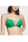 Купальник з камінчиками зелений Victoria's Secret Shine Strap Bombshell Add-2-Cups Push-Up Bikini Verdant Green + Плавки Бразильяни